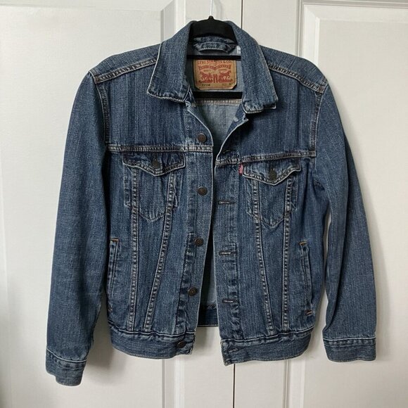 Levi's Jackets & Blazers - Levi's Jean Jacket Womens S Denim Trucker Blue Cotton